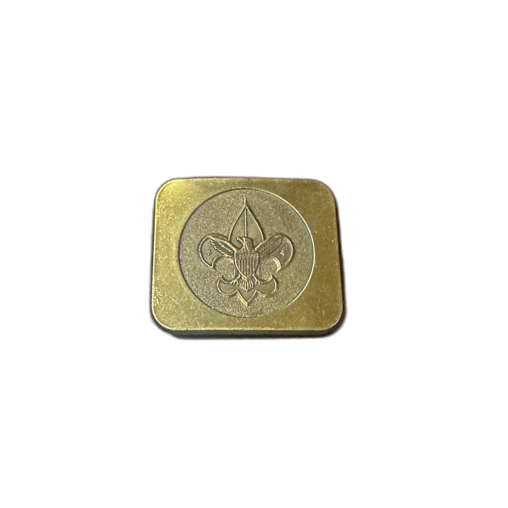 Vintage Boy Scouts of America BSA Solid Brass Uniform Belt Buckle OS